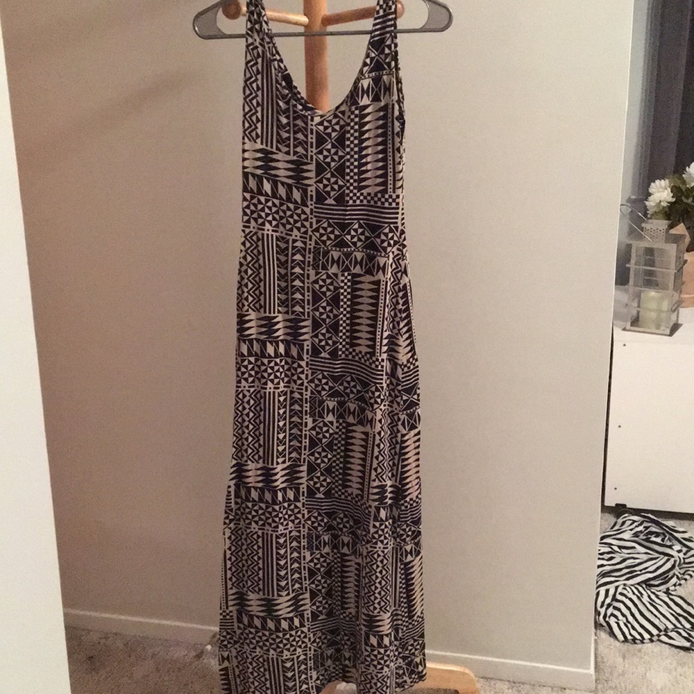Tribal Print Maxi Dress